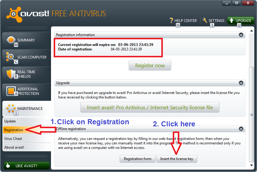 license activation code for avast for free