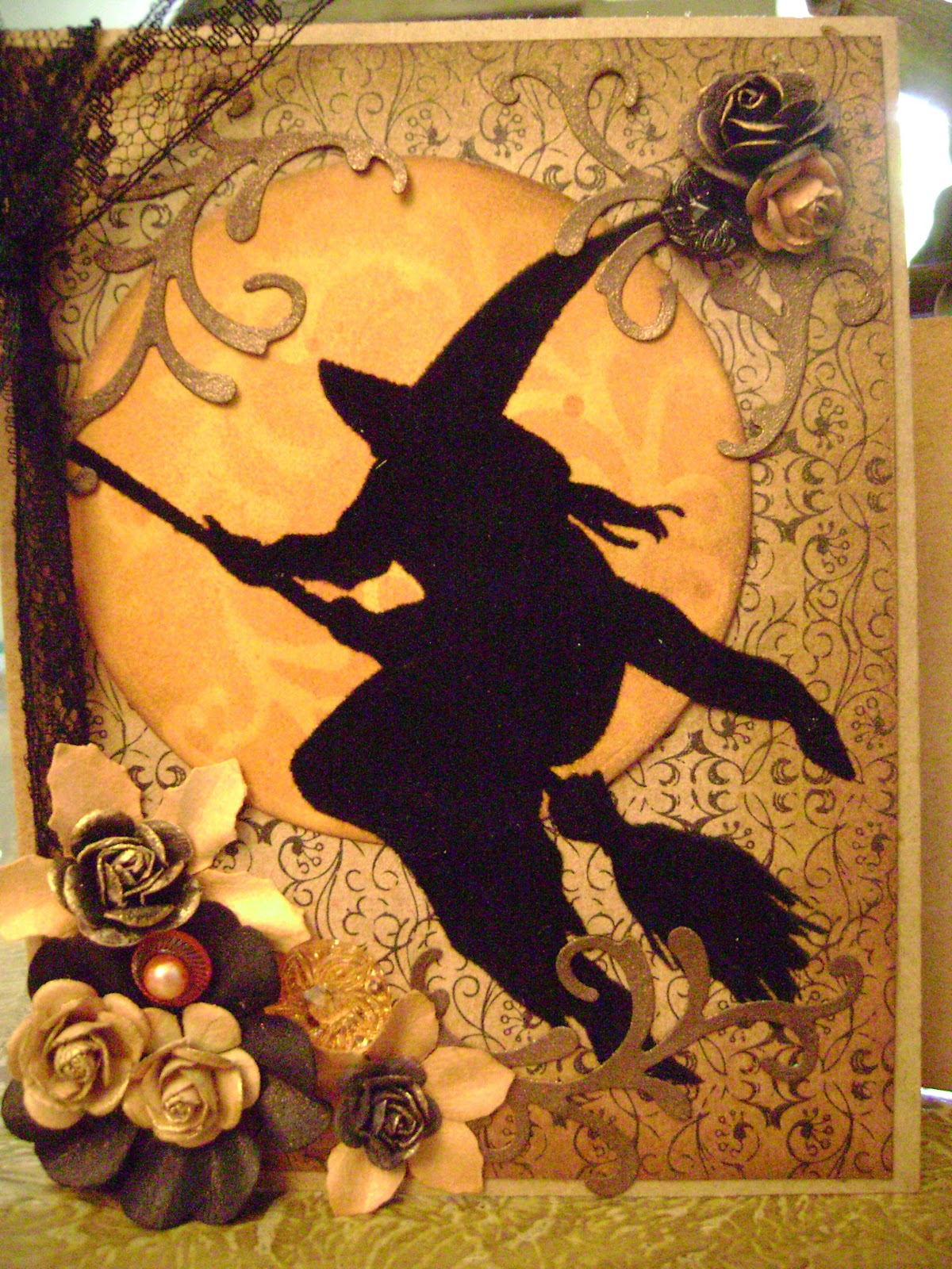 CrabtreeCreations Life's a Witch! A Halloween Witch card to make.