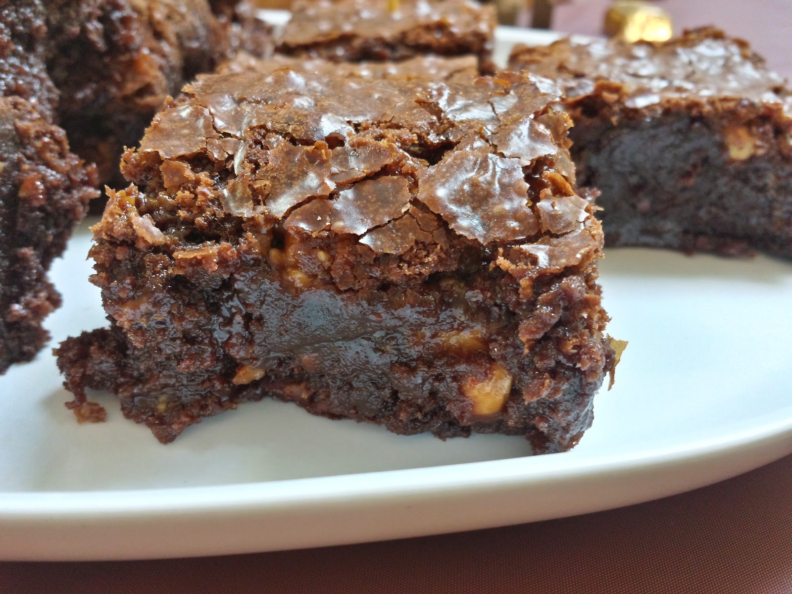 snickers brownies
