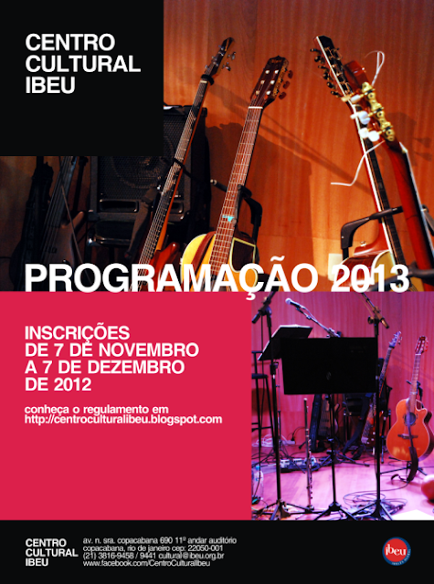 CentroCulturalIbeu Inscricoes Programacao2013 blog Programação Musical 2013 - Inscrições Abertas!