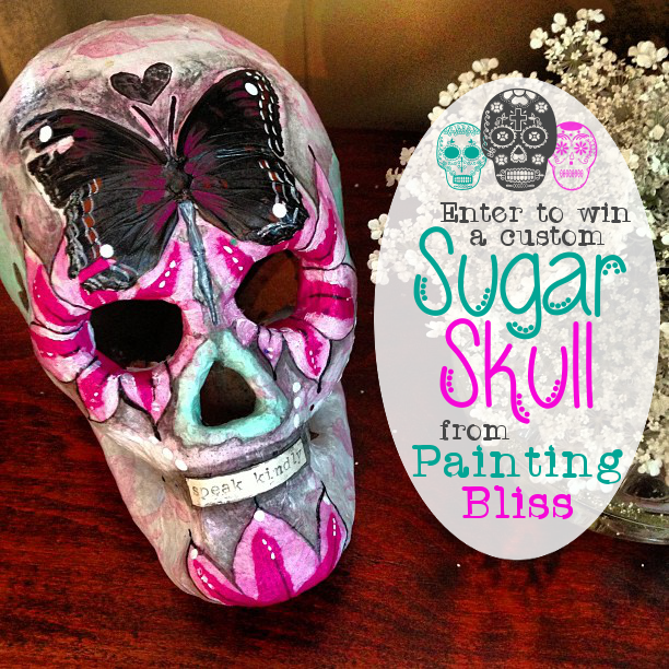 Painting Bliss Sugar Skull Giveaway Painting Bliss Sugar Skull Giveaway