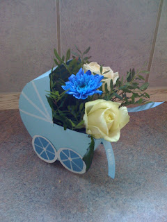 Blomster barnevogne