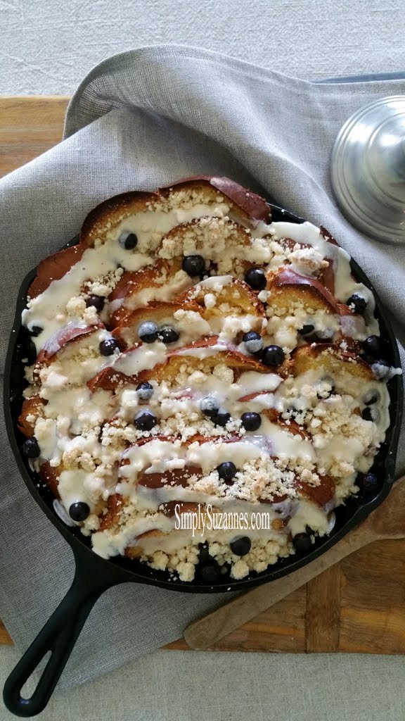 baked lemon & blueberry french toast