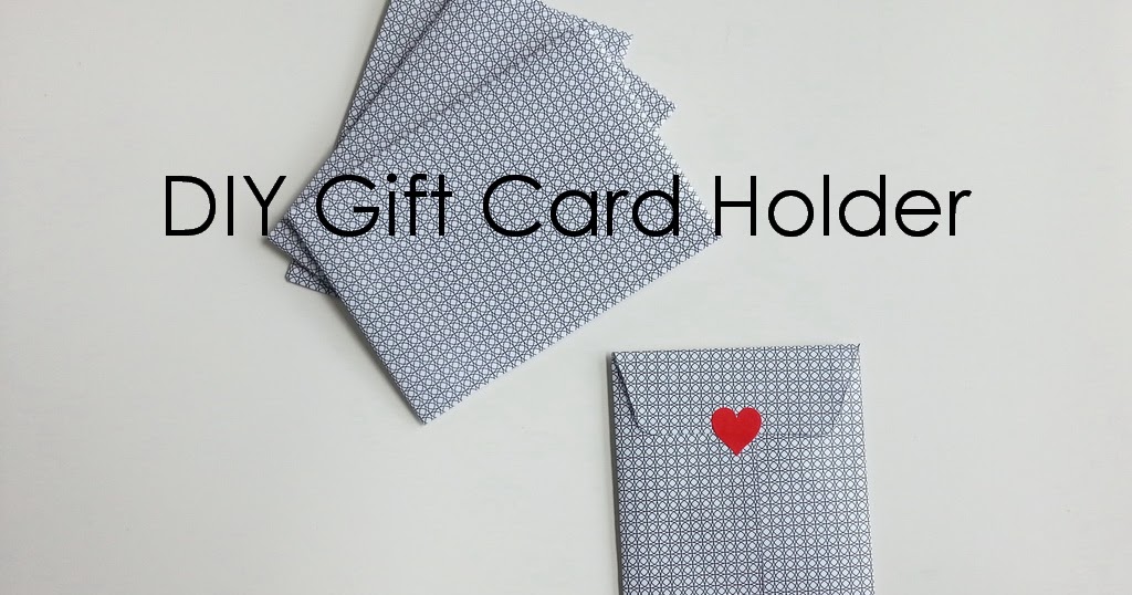 My Handmade Home Tutorial DIY Gift Card Holder