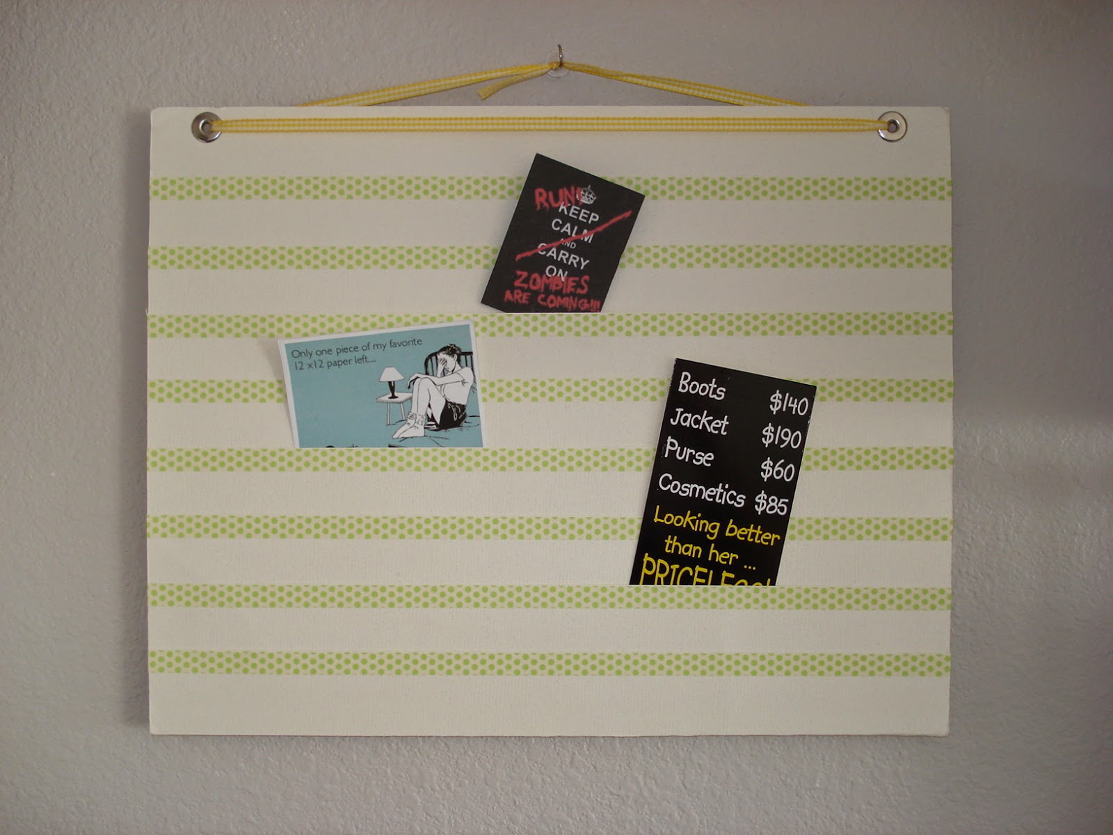 A Creative Operation Hanging Memo Board