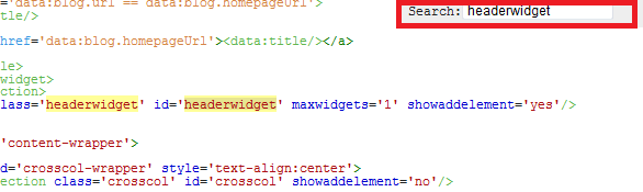 cara mencari kode di EDIT HTML BLOGSPOT TAMPILAN BARU