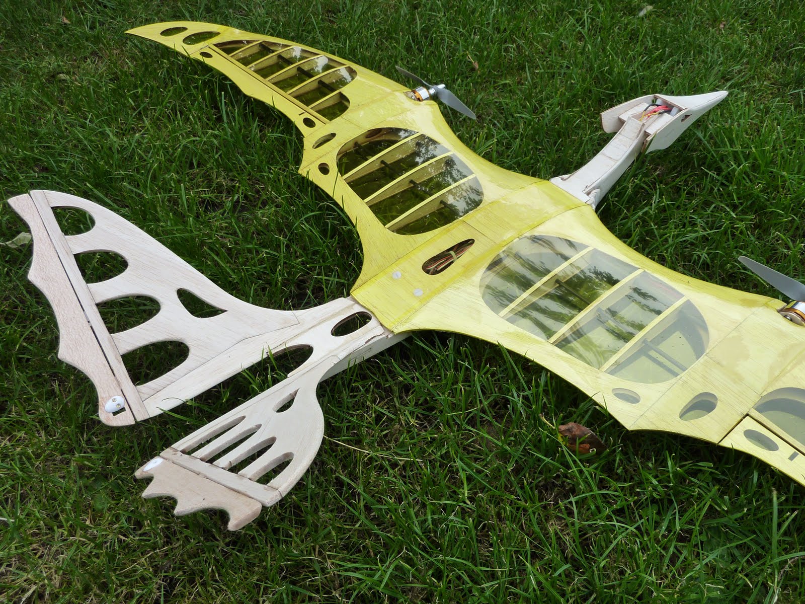 Matt Chamberlain's Radio Control Blog Pterodactyl Covering commences