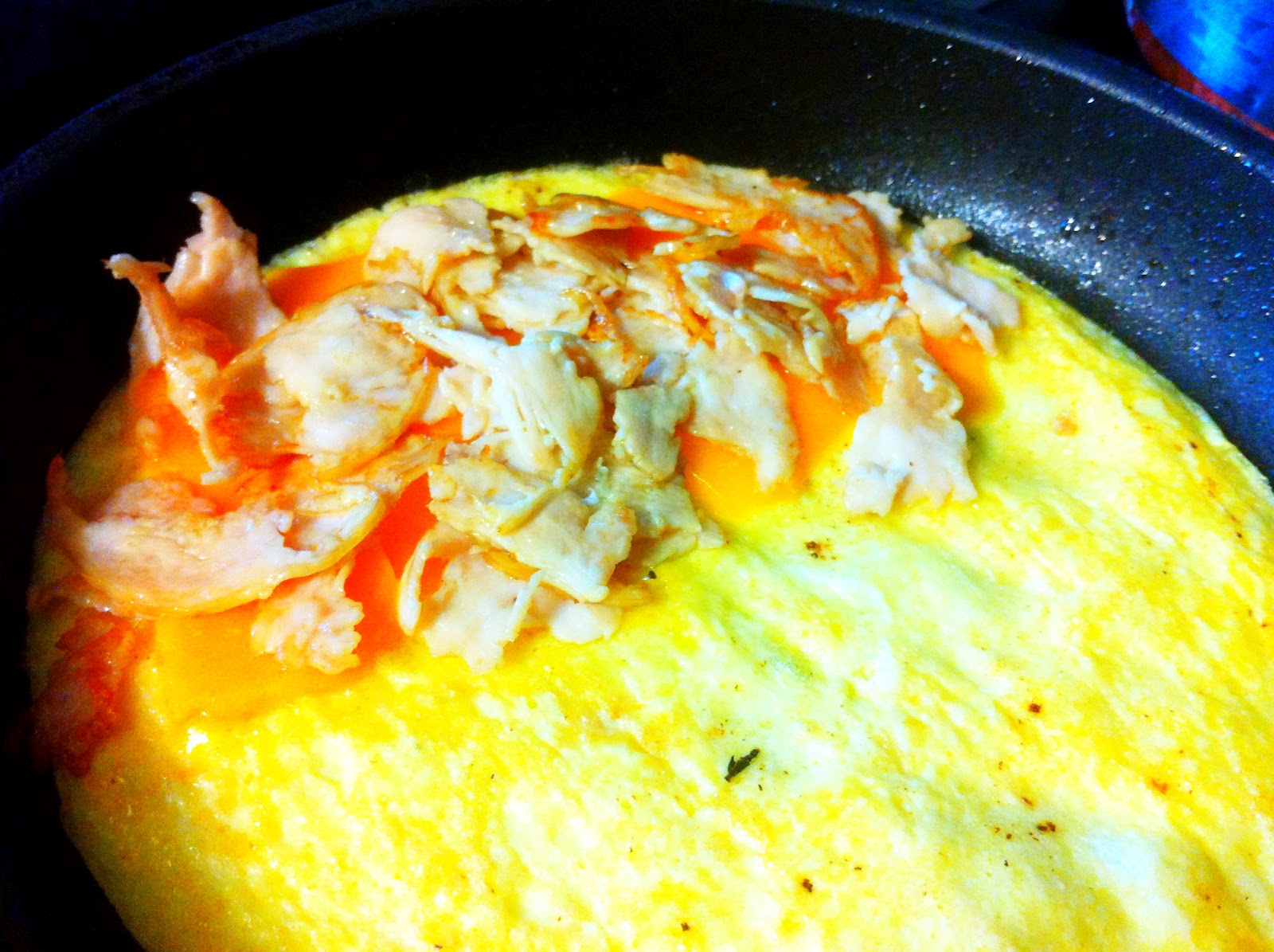 An Egg A Day 4 Turkey & Cheddar Omelet
