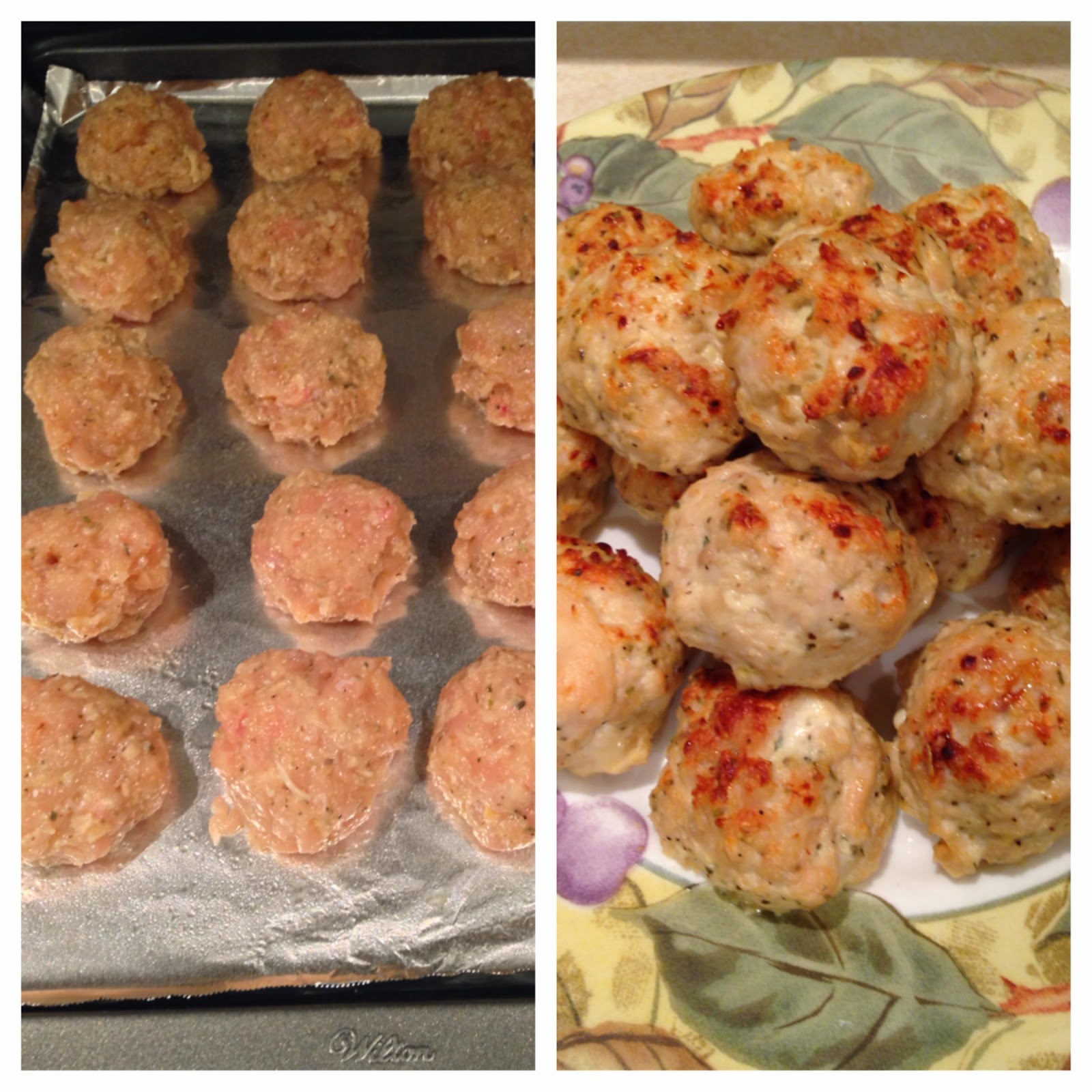 KrossFit Kitchen DO EAT! Chicken Meatballs 65 Calories per Meatball