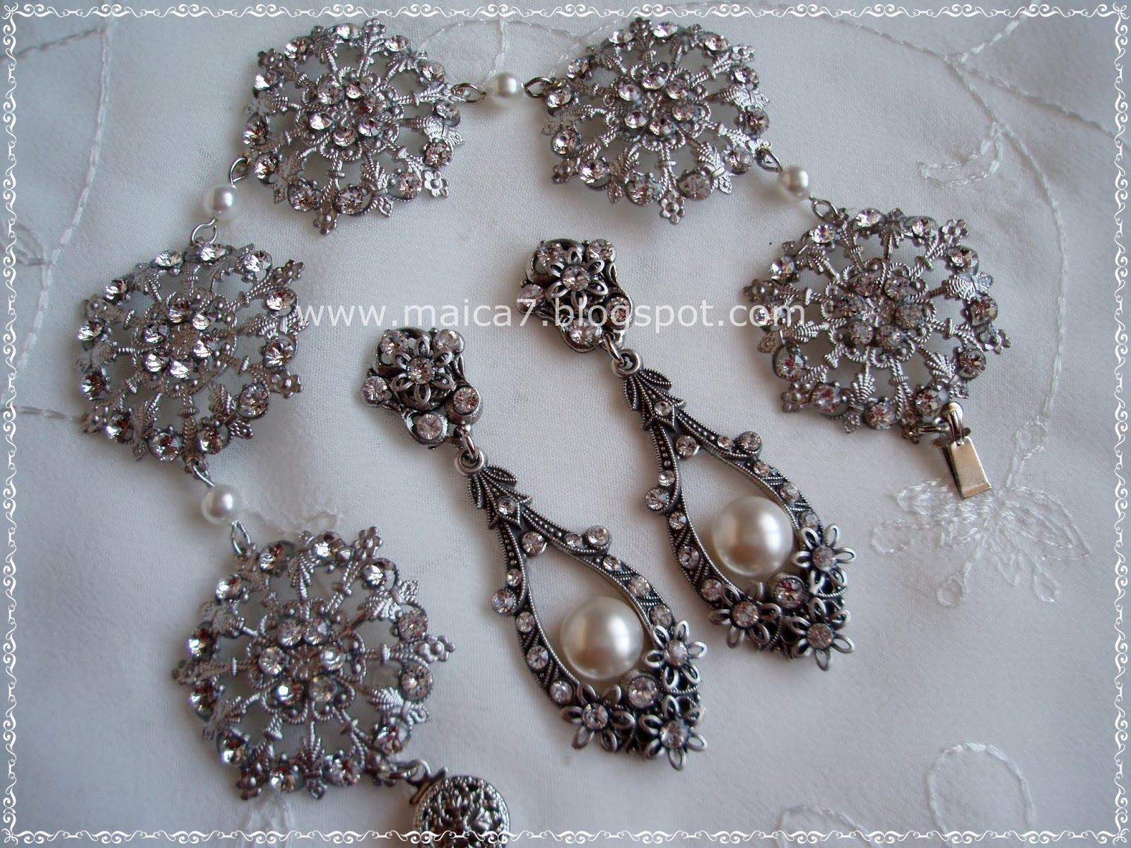 PENDIENTES MADRESELVA | Complementos para novias: pendientes y tocados