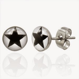 star shape earrings
