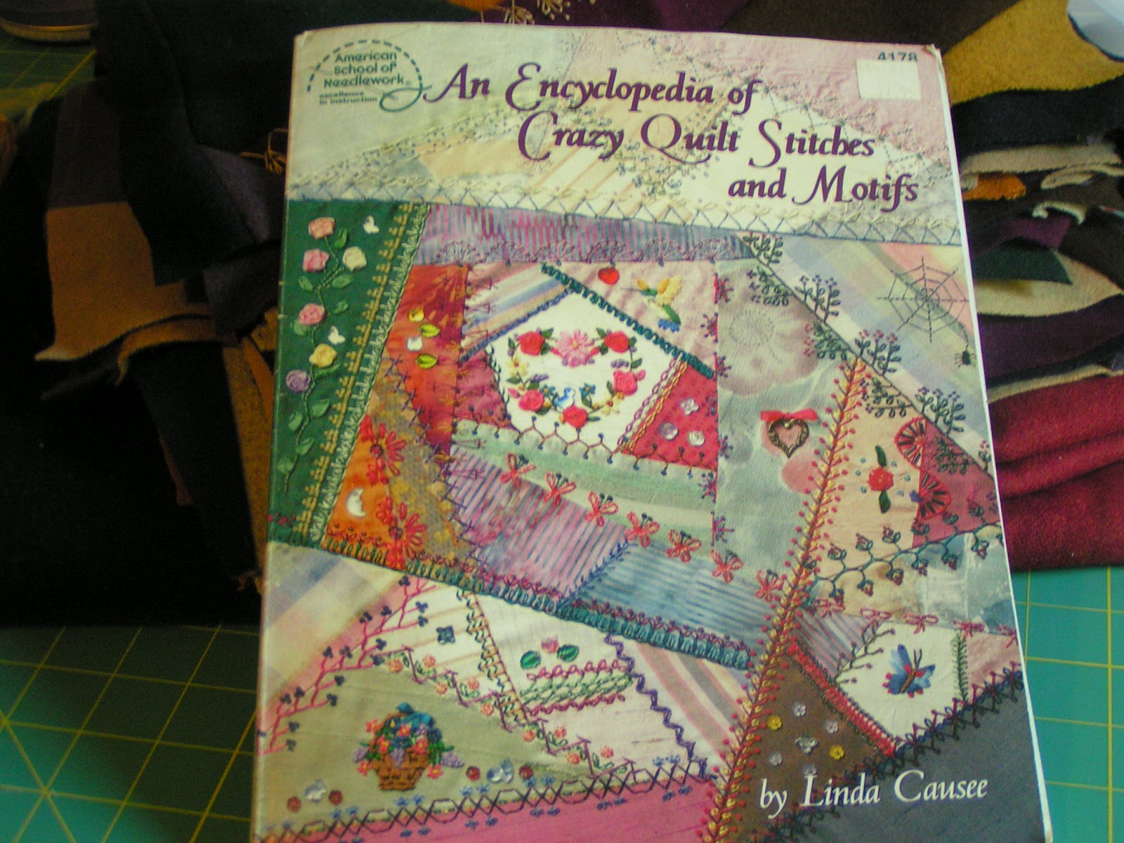 The Locust Blossom Wool Crazy Quilt