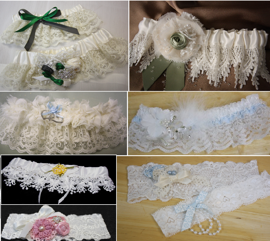 Wedding Garters And Bouquet Toss His Hers And Ours Diy
