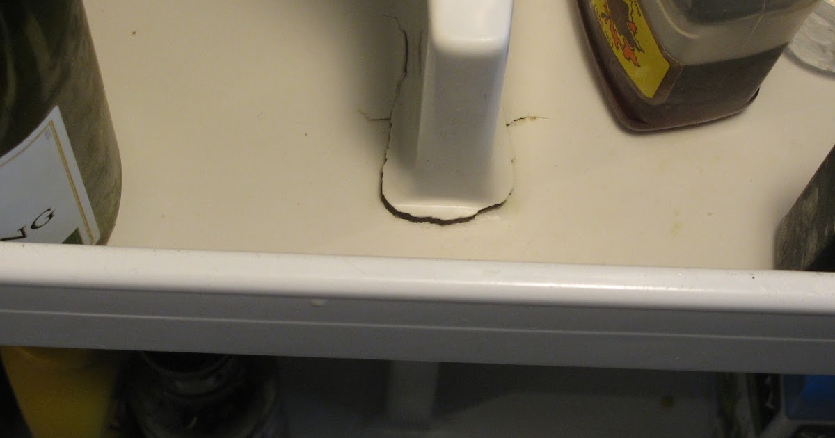 The Original Mechanic How to fix a cracked refrigerator shelf with a