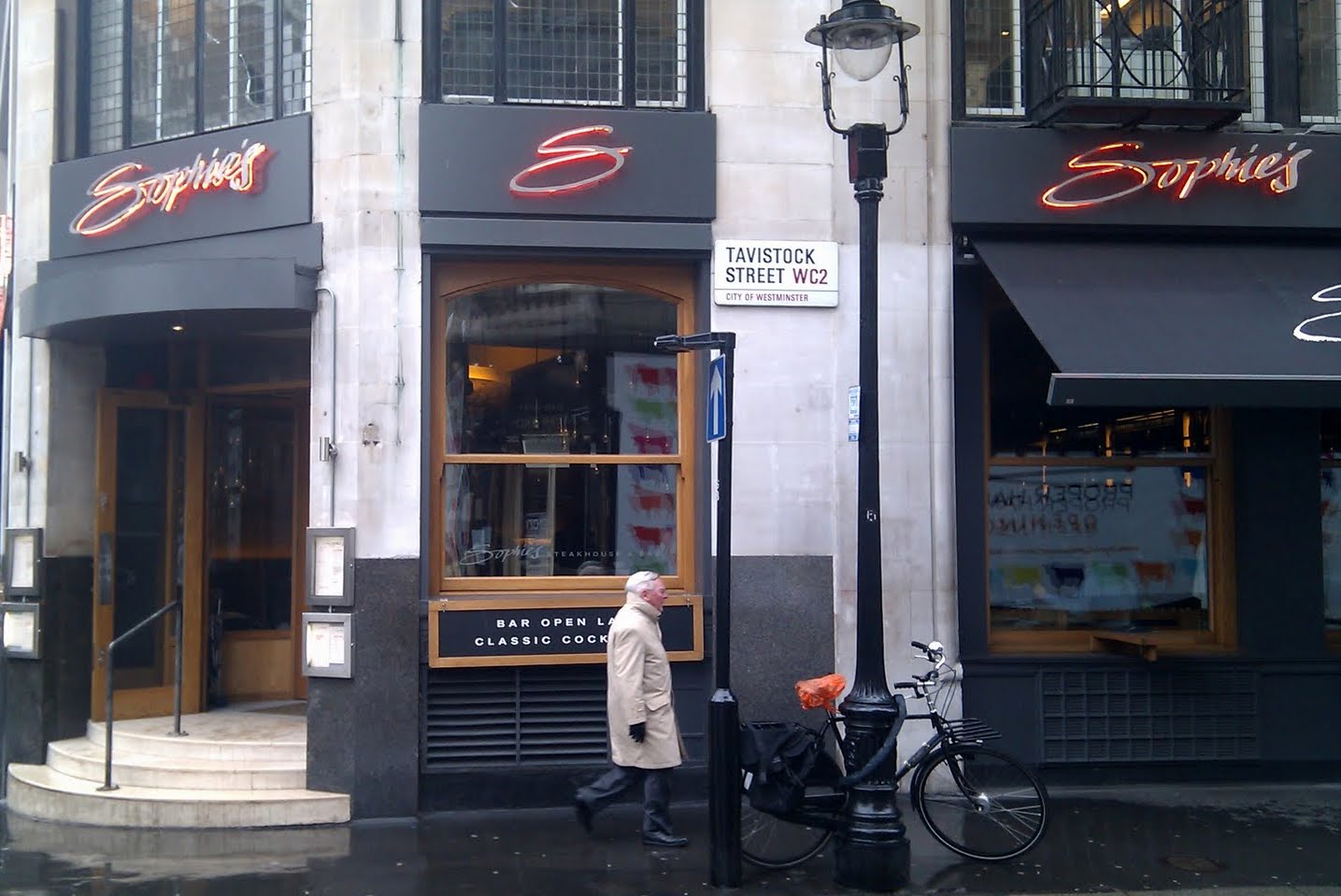 Layman's London Sophie's Steakhouse & Bar, Wellington Street, Covent Garden, central London