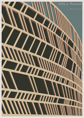Posters de Arquitectura Minimalistas de André Chiote