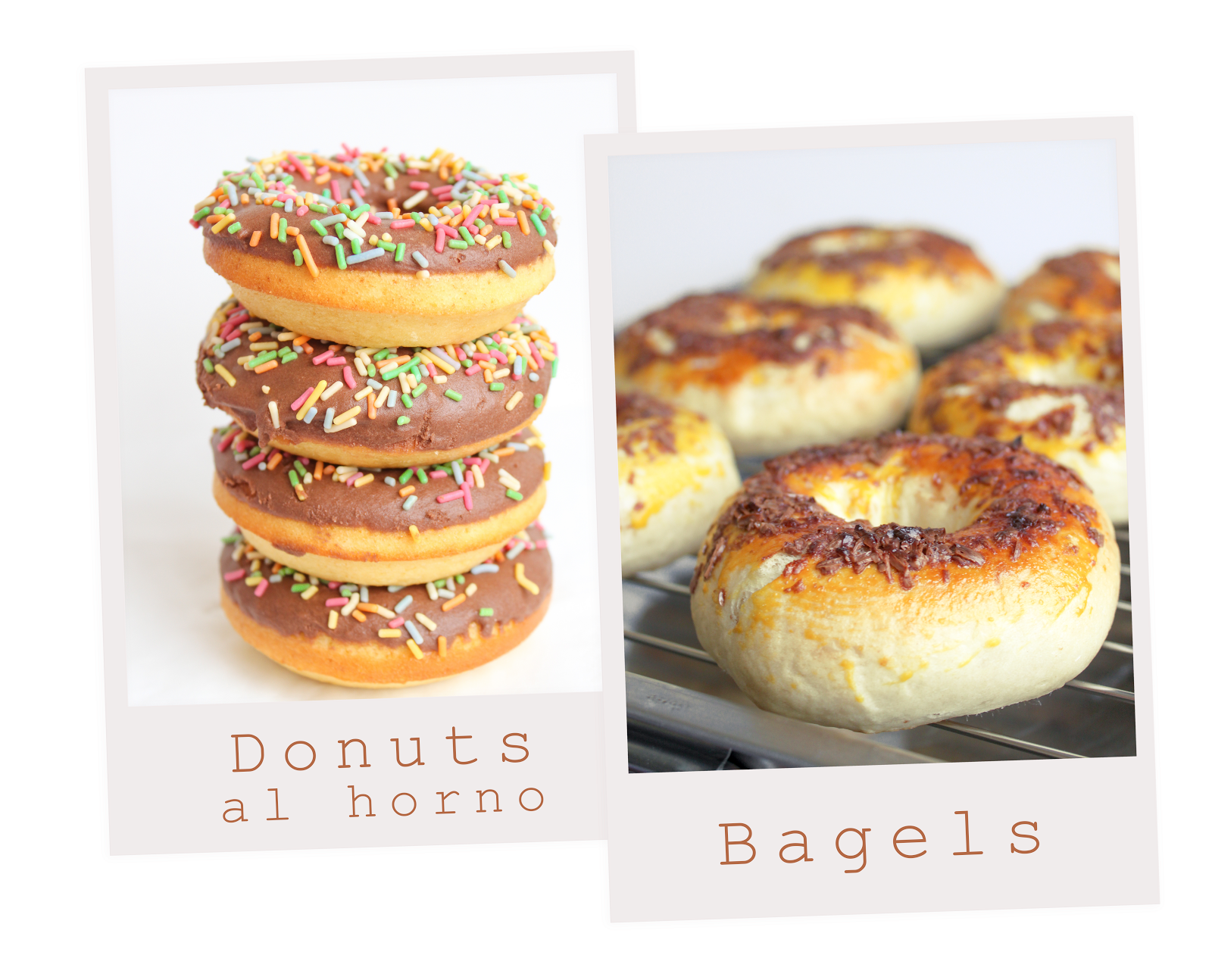 El rincón de los postres Reto de Bagels vs Donuts al horno