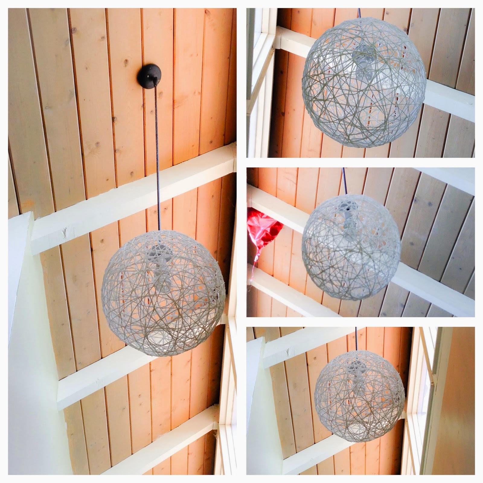 Flair Natural Healthy Living DIY Pendant Yarn Lamp