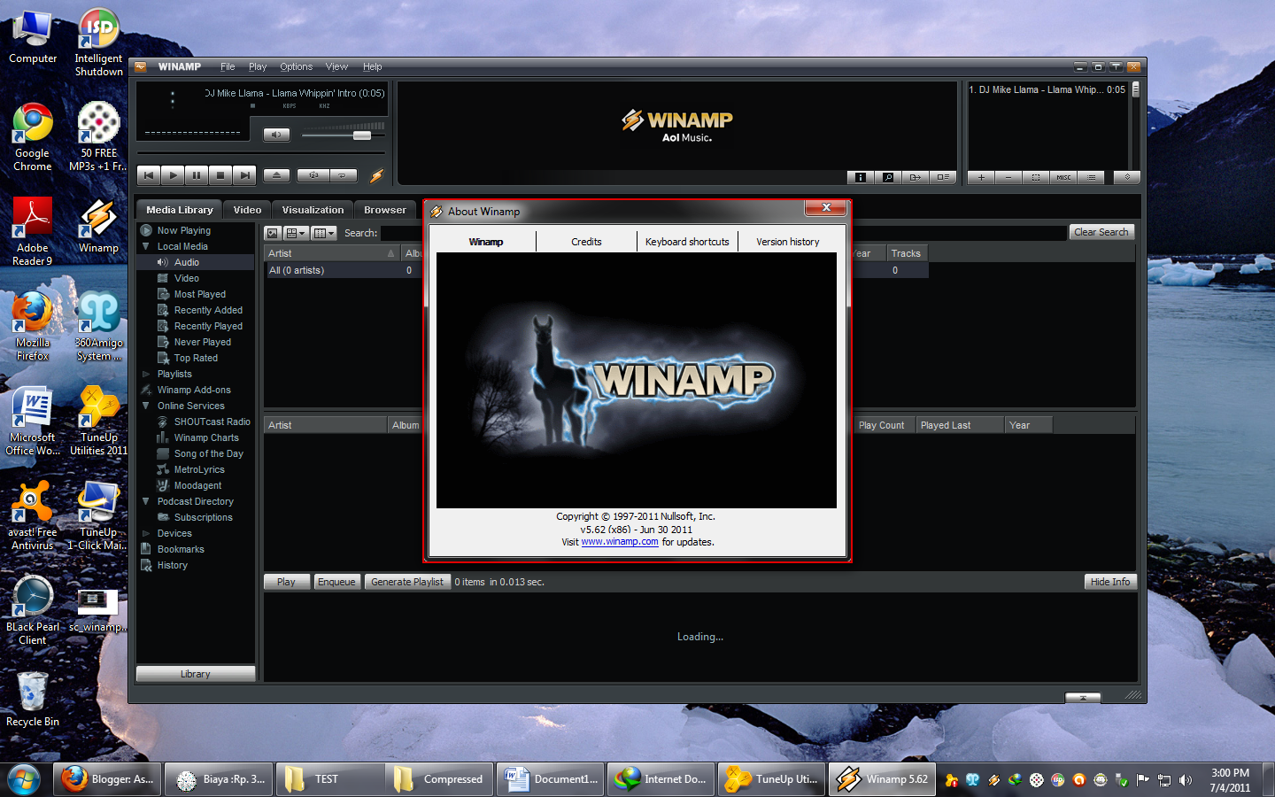 Winamp pro ver5.62 build 3161 final