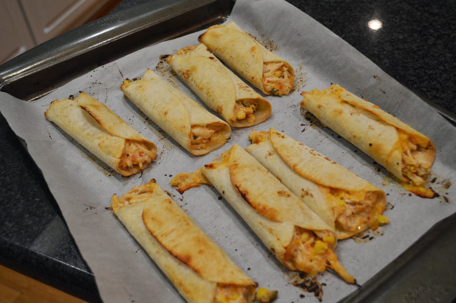 Two Magical Moms Baked Soft Taco Roll Ups