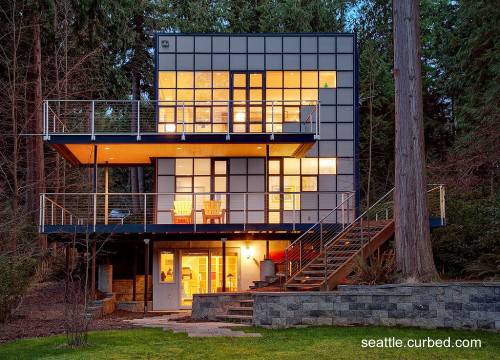 Arquitectura de casas: diseños de cabañas.