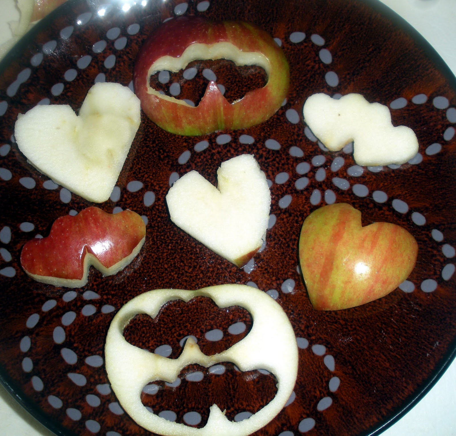 Heart shaped apples