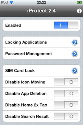 iProtect 2.6 - iOS iPhone 4 / iPad 1 / iPod Touch iProtect 2.6 - iOS iPhone 4 / iPad 1 / iPod Touch