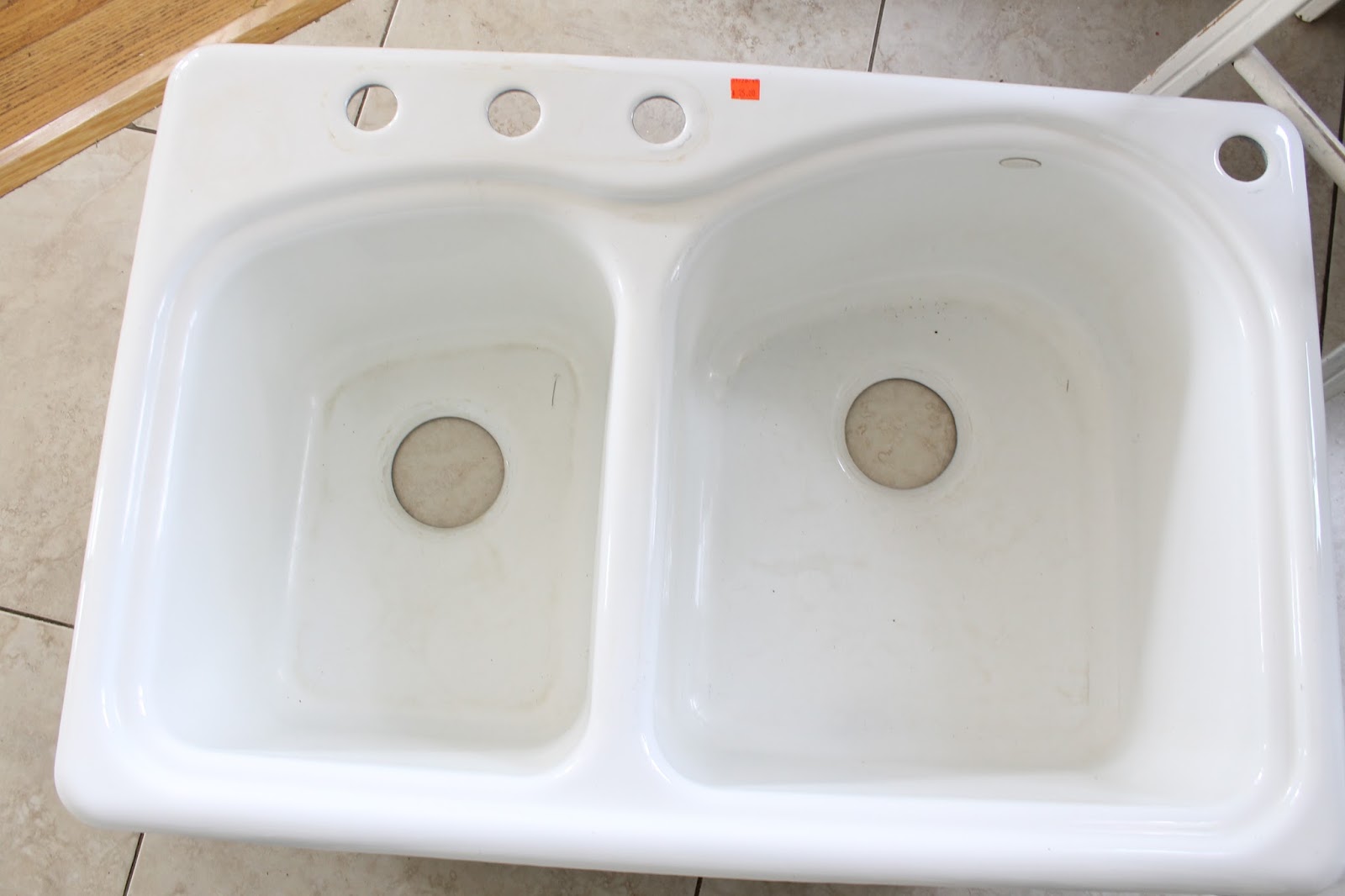 A New Sink and Faucet And how to shine up a porcelain sink The