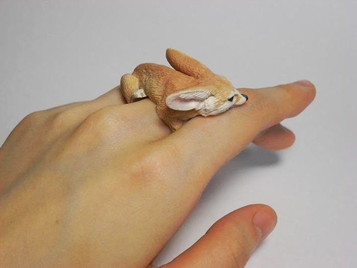 Finger Rings in the form of Animals | Jiro Miura Finger Rings in the form of Animals | Jiro Miura