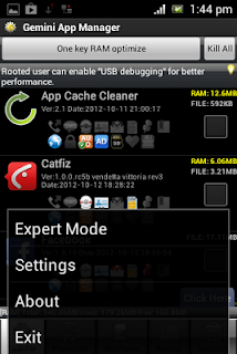 Setting Gemini App Manager Setting Gemini App Manager