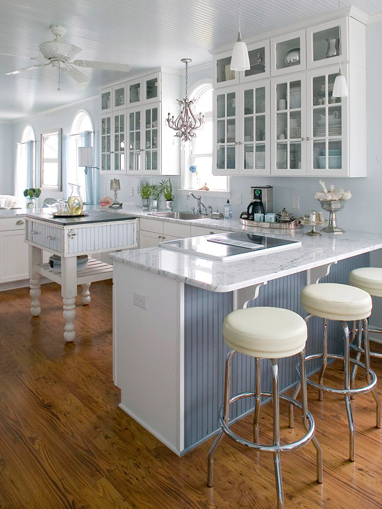 New Home Interior Design: Blue Kitchen Design Ideas