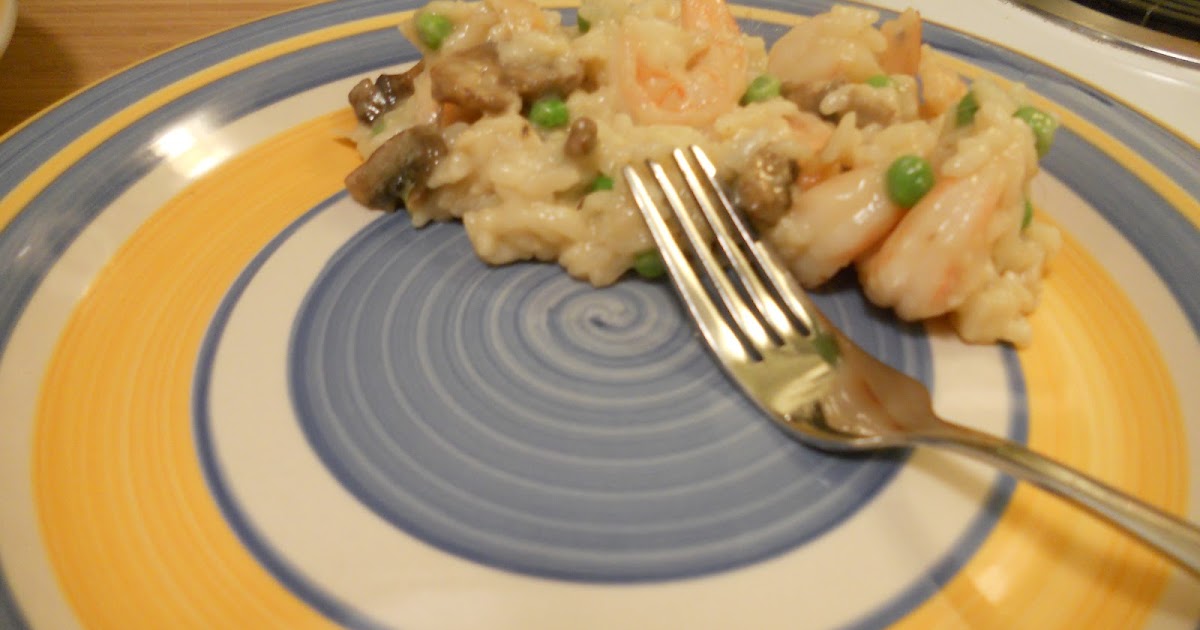 Heat's Kitchen Risotto with Shrimp and Peas