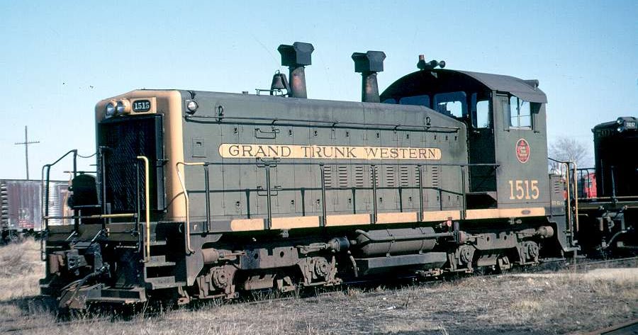 Eddie's Rail Fan Page: Grand Trunk Western Railroad EMD SW 1200 yard