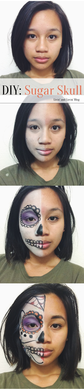 diy sugar skull headpiece