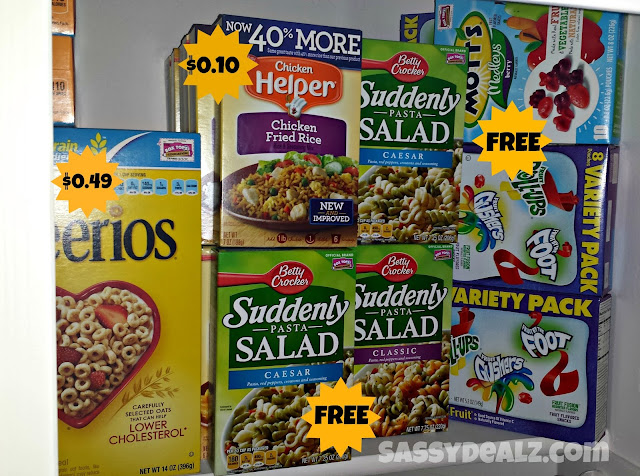 couponing stockpile in the closet