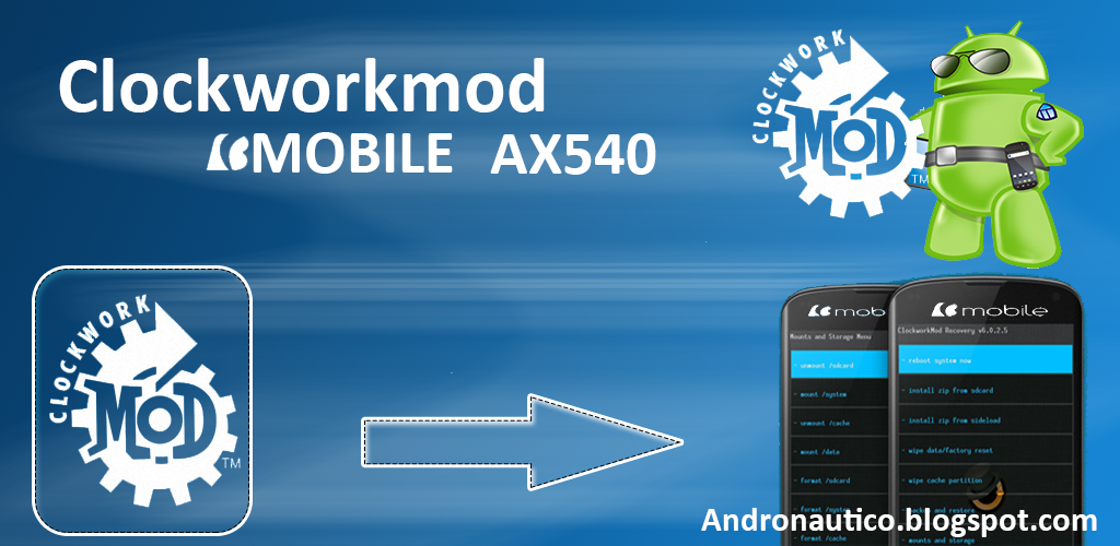 Como instalar (ClockworkMod Recovery) Bmobile AX540 Andronautico