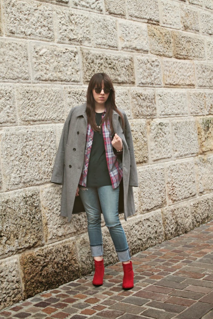 how to style red booties