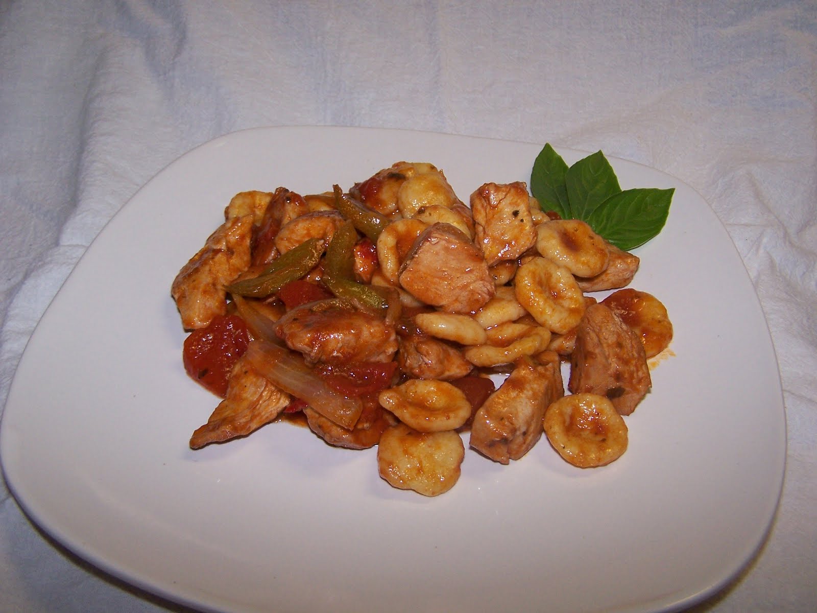 EZ Gluten Free Fresh Orecchiette with Chicken Cacciatore