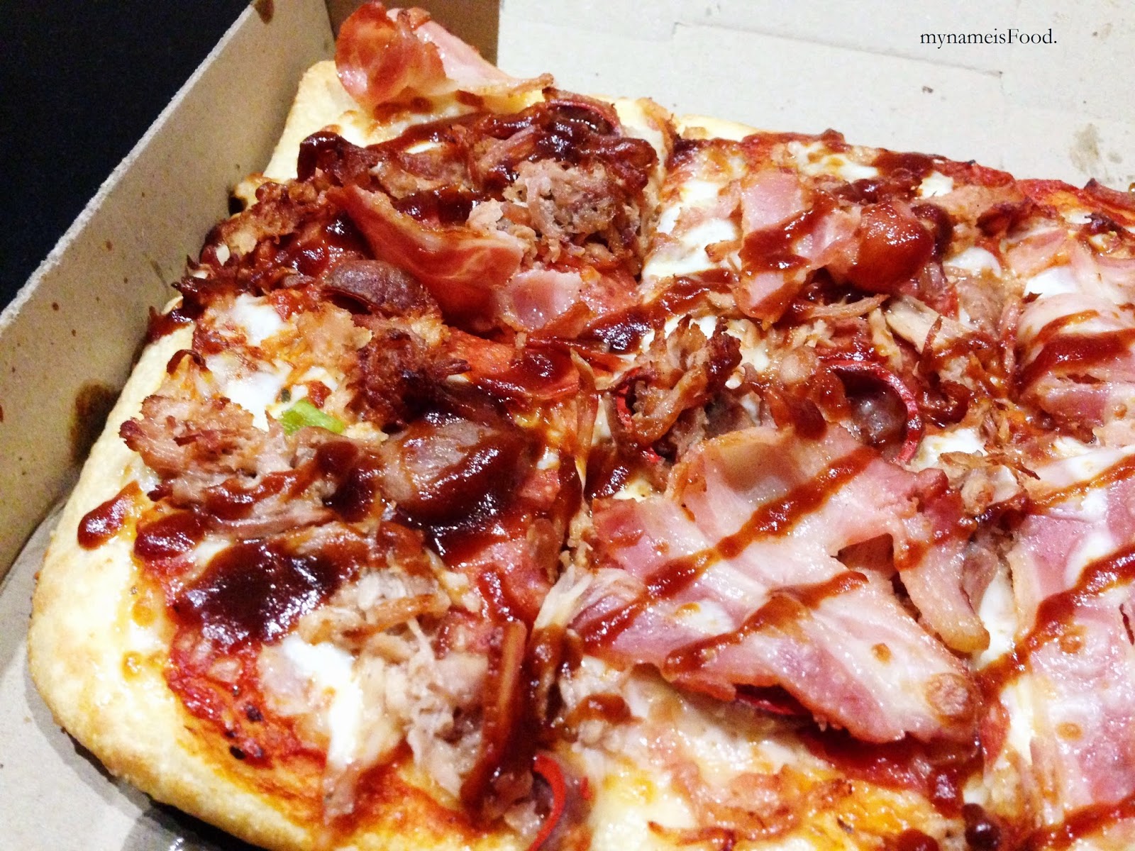 Domino's Pulled Pork Range Review my name is Food.