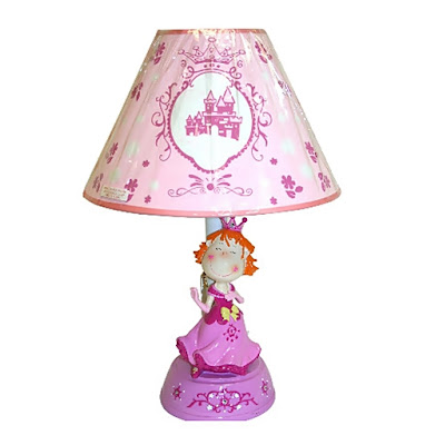 Pink Princess Lamp with Shade