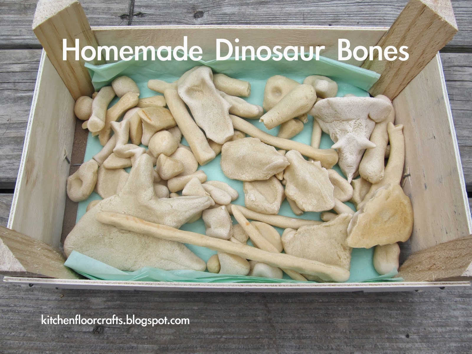 Kitchen Floor Crafts Homemade Dinosaur Bones