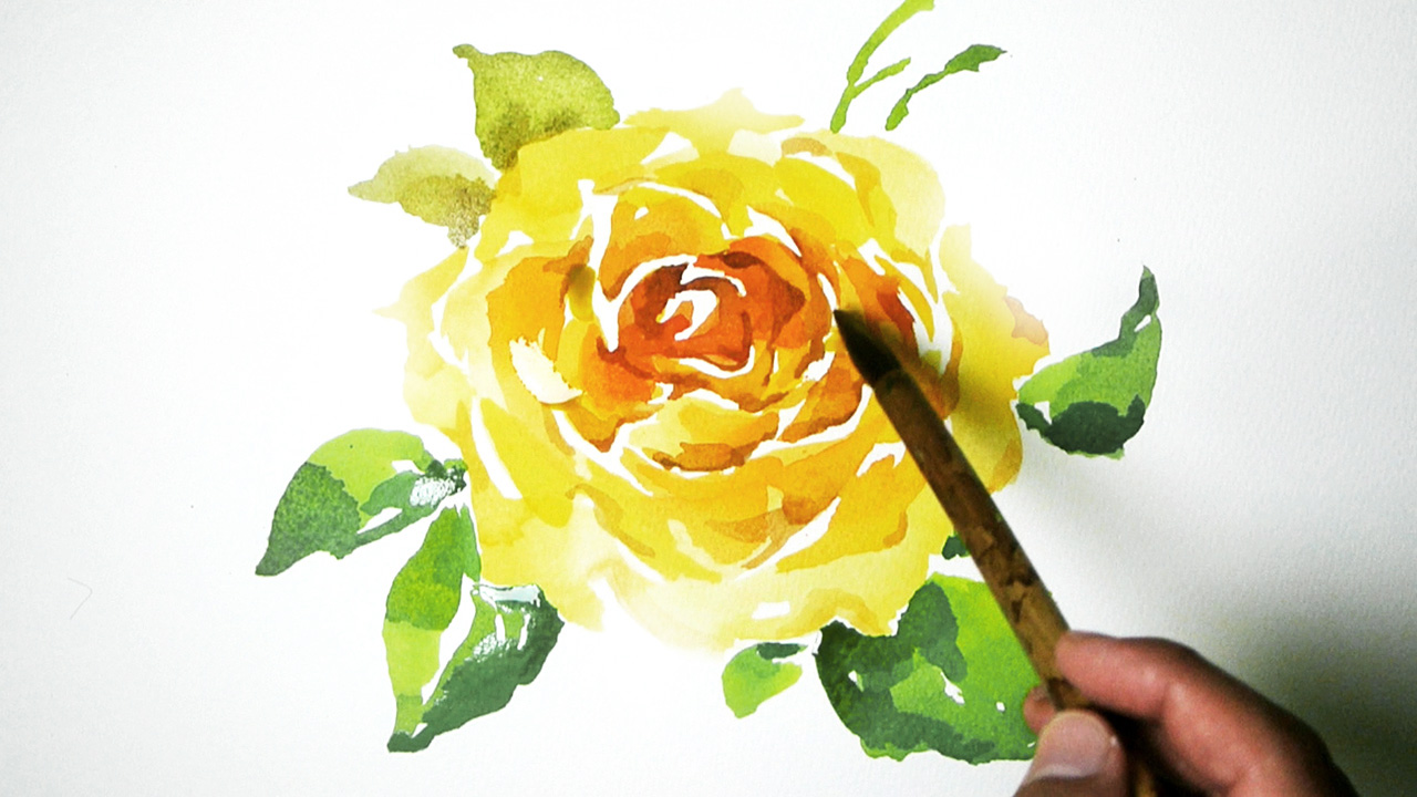 Jay Lee Watercolor Painting April 2015