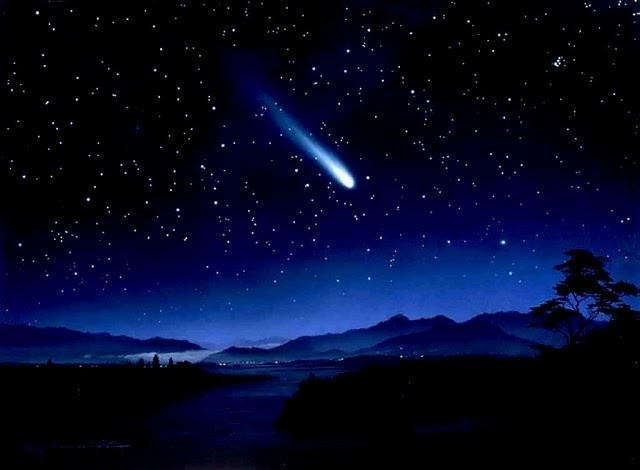 Stars, Galaxies, and the Universe.: A shooting star.