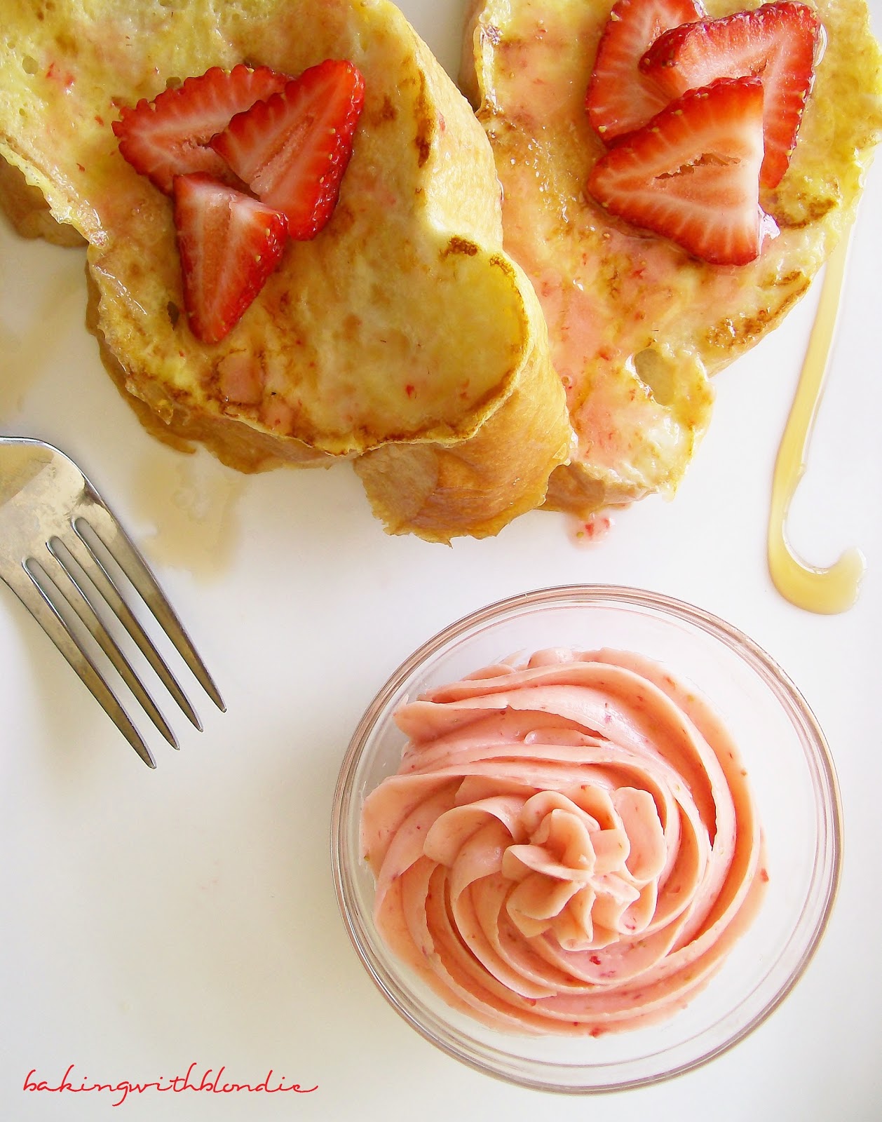 Thick French Toast with Homemade Fresh Strawberry Butter