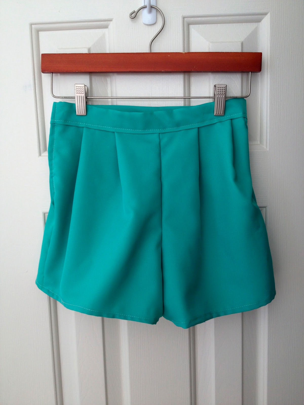 Mint High Waisted Shorts Classy Peach