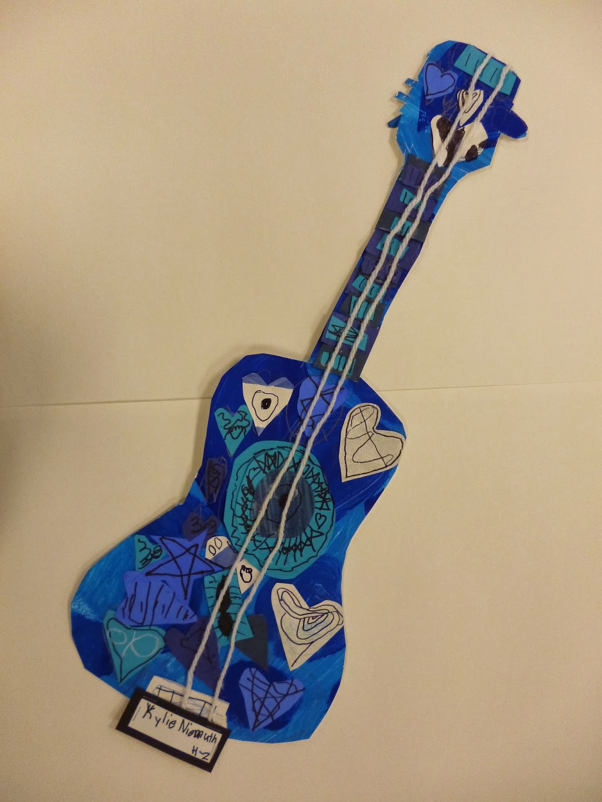 Year Two Picasso Blue Period Guitars