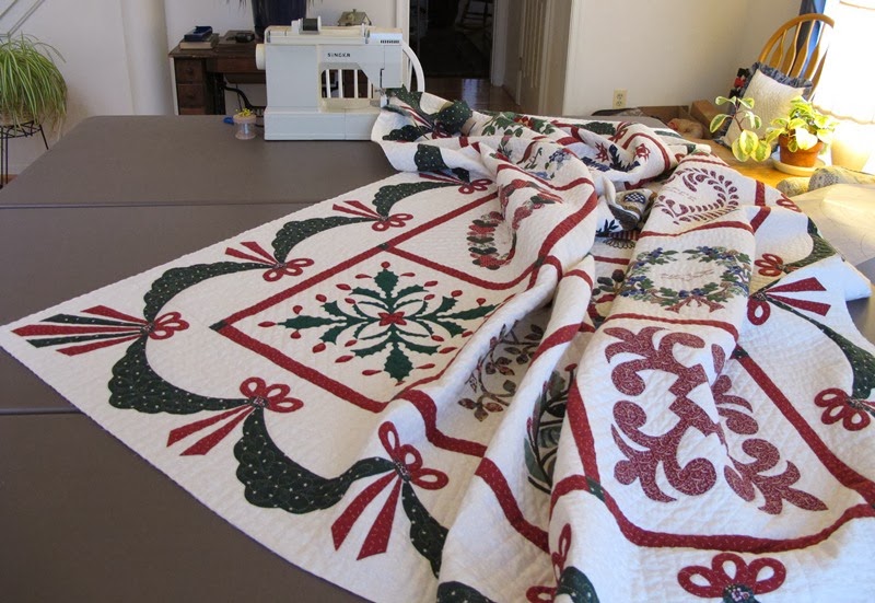 Baltimore Garden Quilts Easy Method to Join Binding Tails