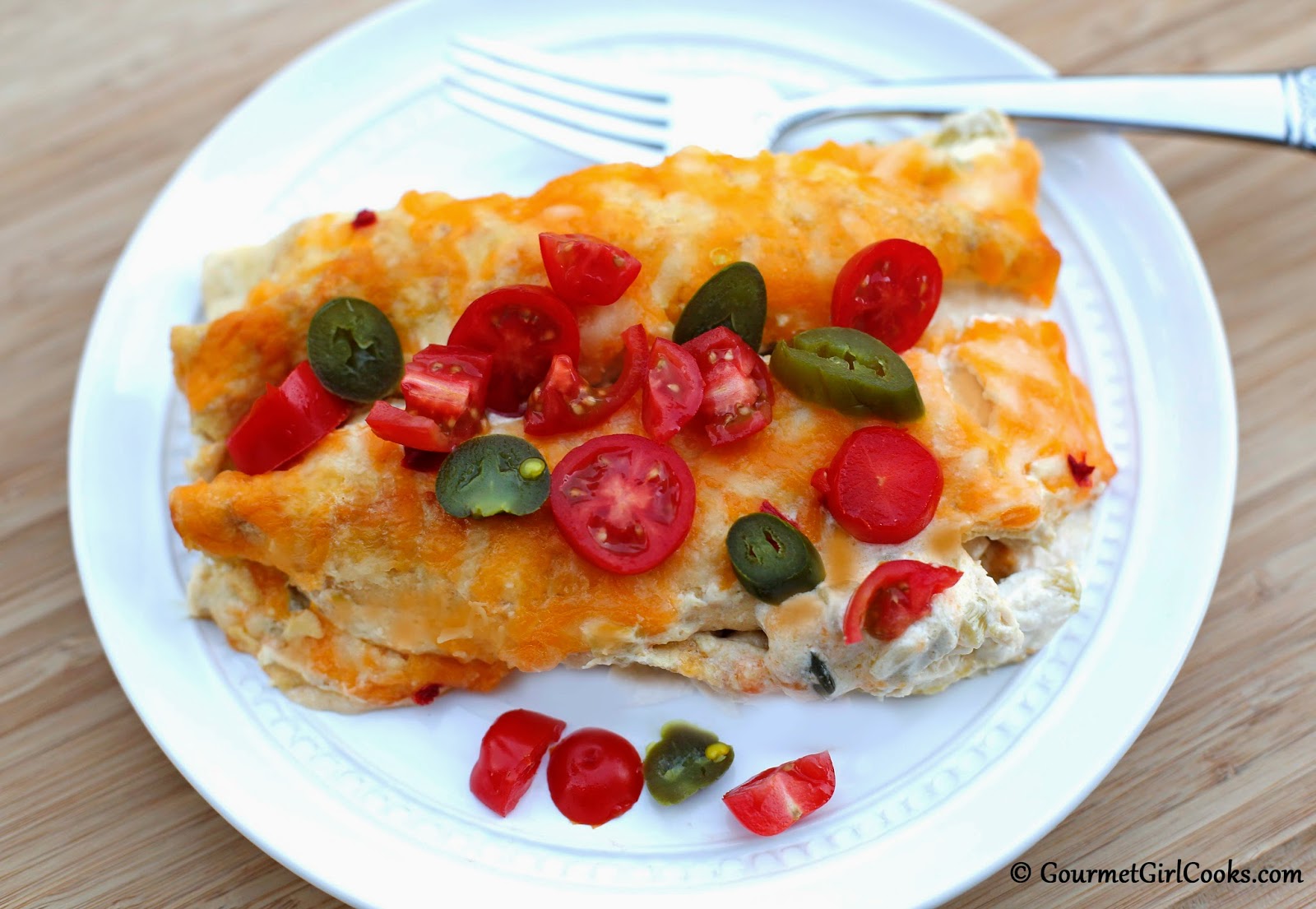 Gourmet Girl Cooks Low Carb Chicken Enchilada Casserole Even Better