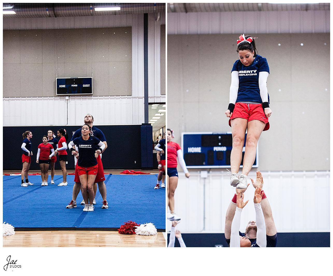 Jae Studios CHEER Liberty University Cheerleading Exhibition