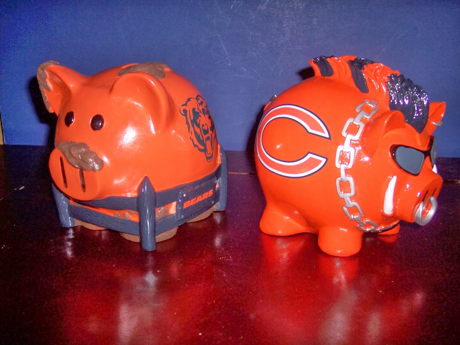BearFanatic34's Chicago Bears Collection Piggy Banks